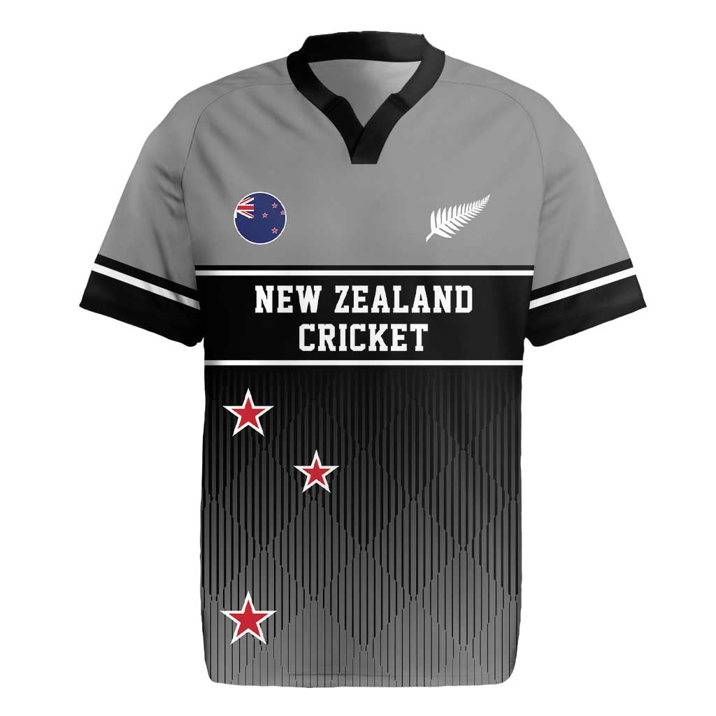 Custom New Zealand Cricket Rugby Jersey Black Cap Unbeatable