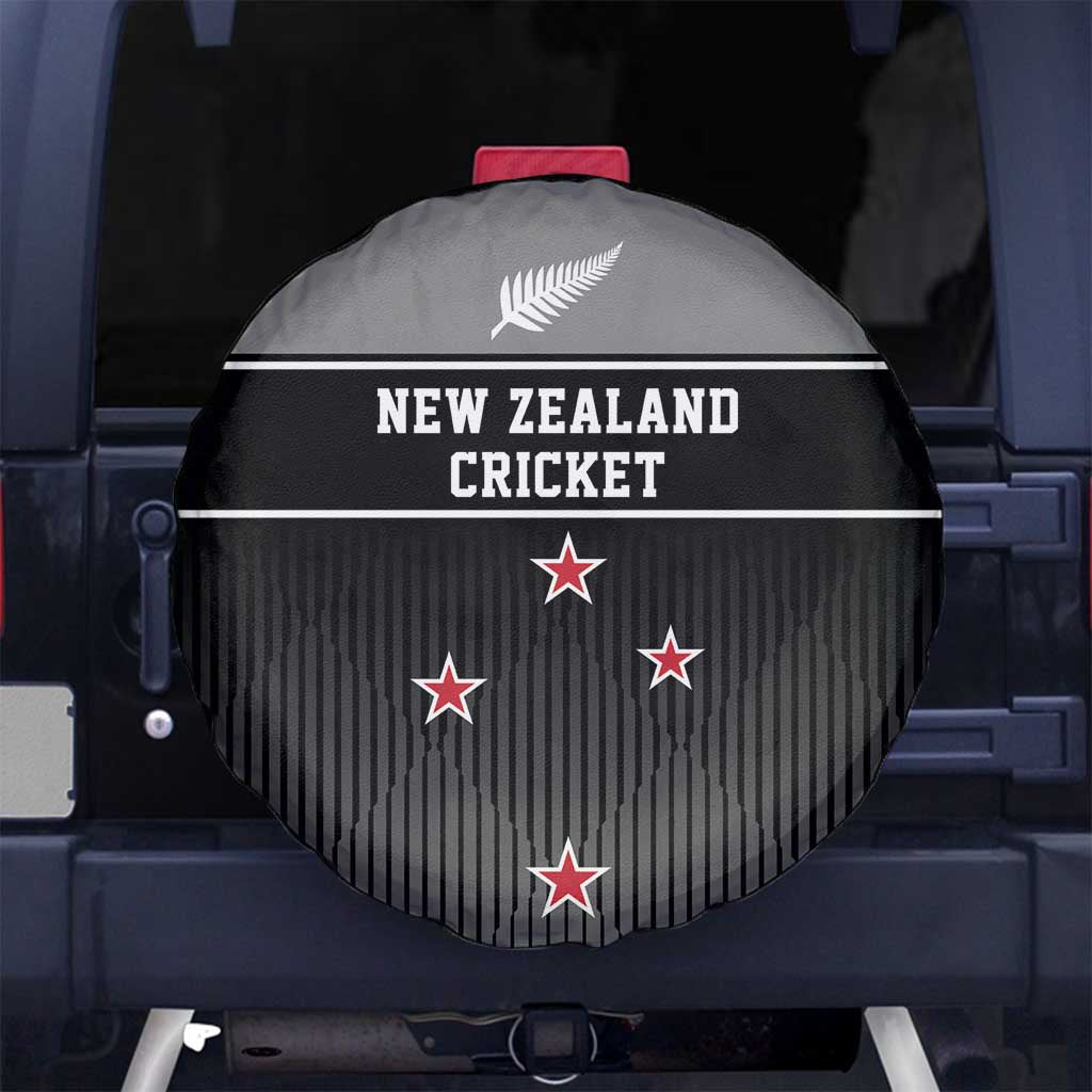 New Zealand Cricket Spare Tire Cover Black Cap Unbeatable LT05 - Polynesian Pride