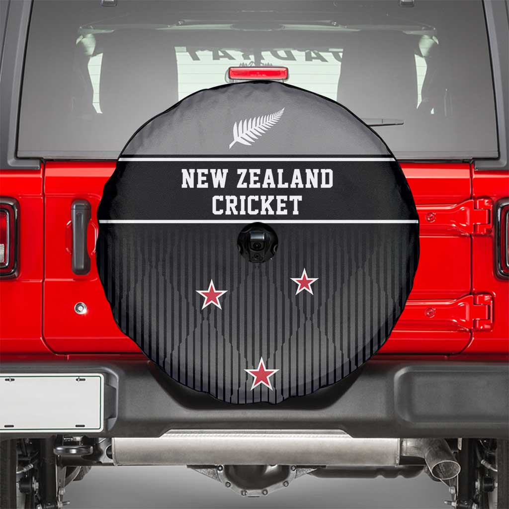 New Zealand Cricket Spare Tire Cover Black Cap Unbeatable LT05 - Polynesian Pride