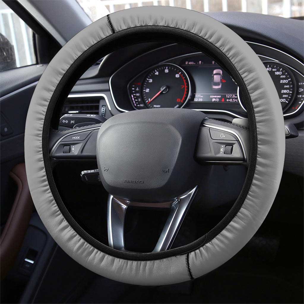 New Zealand Cricket Steering Wheel Cover Black Cap Unbeatable LT05 - Polynesian Pride