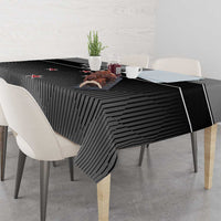 New Zealand Cricket Tablecloth Black Cap Unbeatable LT05 - Polynesian Pride