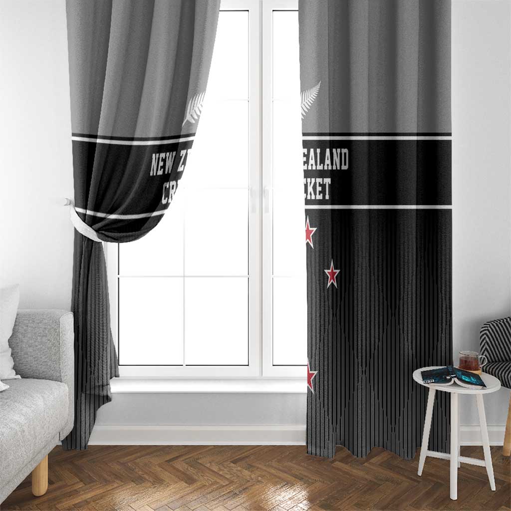 New Zealand Cricket Window Curtain Black Cap Unbeatable LT05 - Polynesian Pride