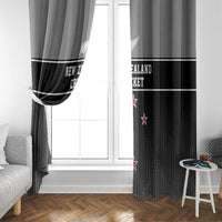 New Zealand Cricket Window Curtain Black Cap Unbeatable LT05 - Polynesian Pride