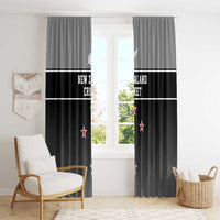New Zealand Cricket Window Curtain Black Cap Unbeatable LT05 - Polynesian Pride