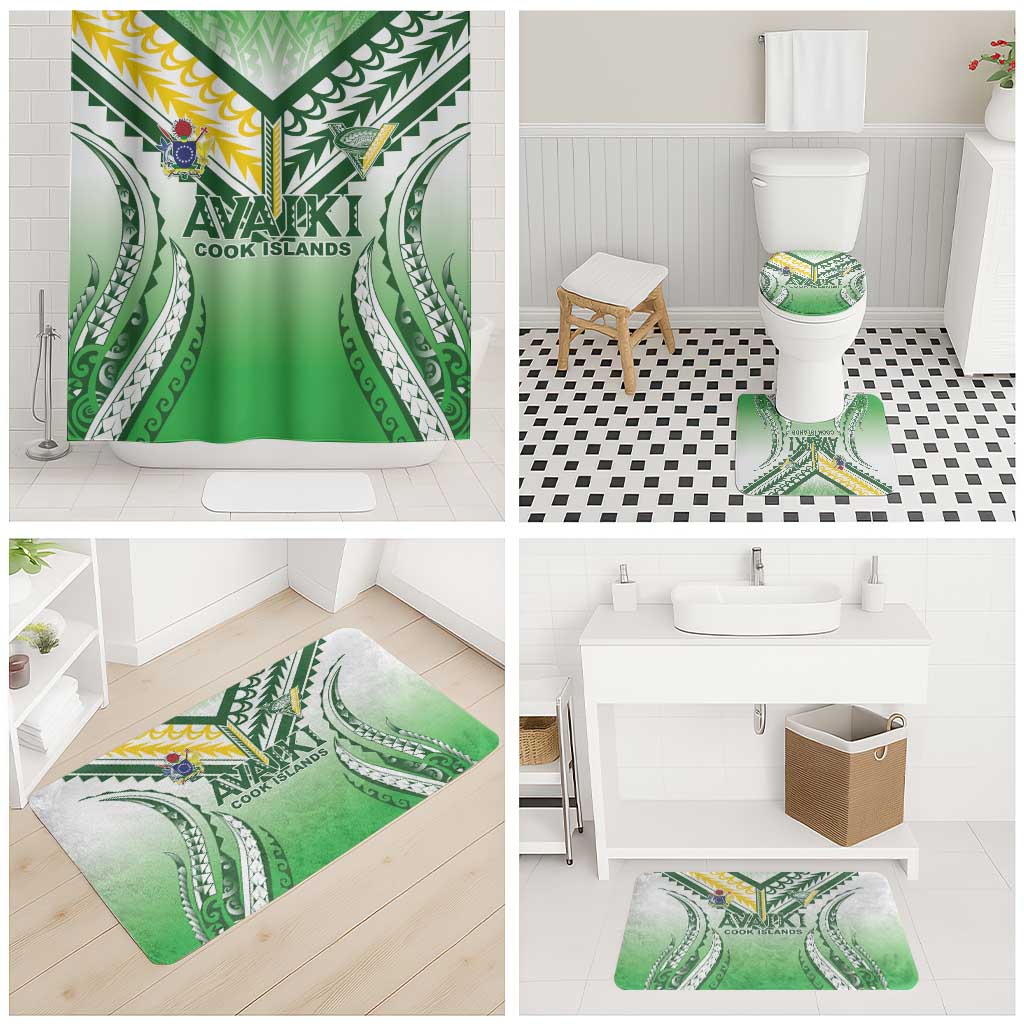 Cook Islands Avaiki Rugby Bathroom Set Go Champions - Polynesian Pride