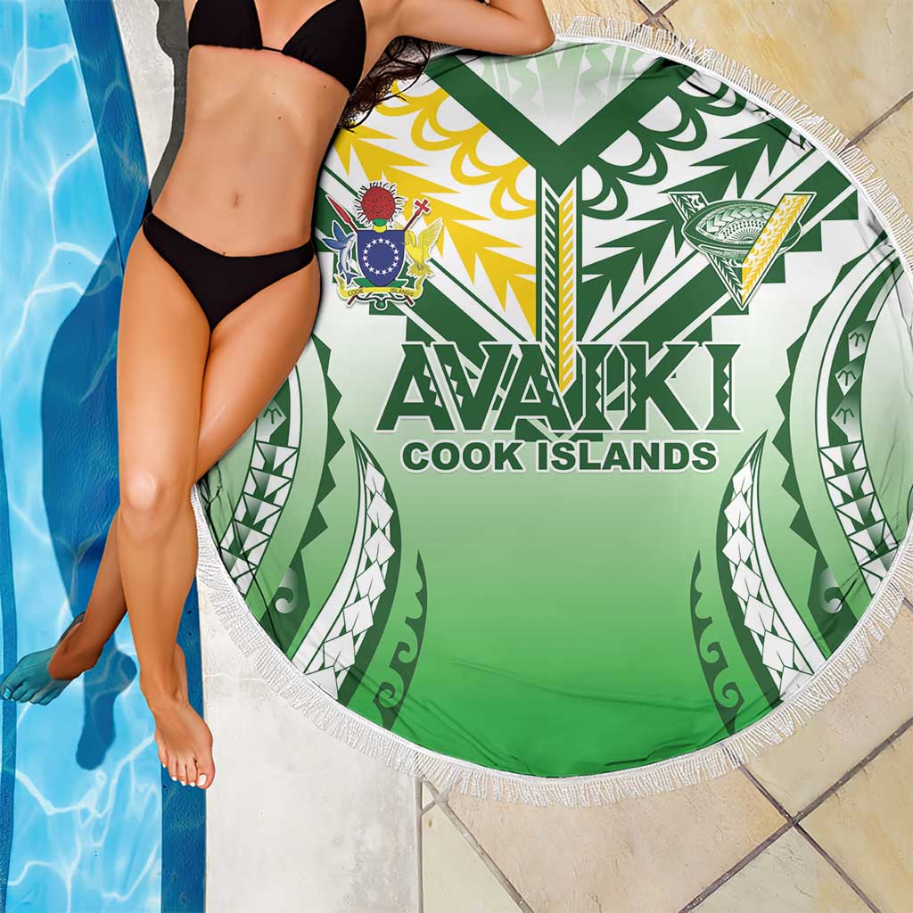 Cook Islands Avaiki Rugby Beach Blanket Go Champions - Polynesian Pride