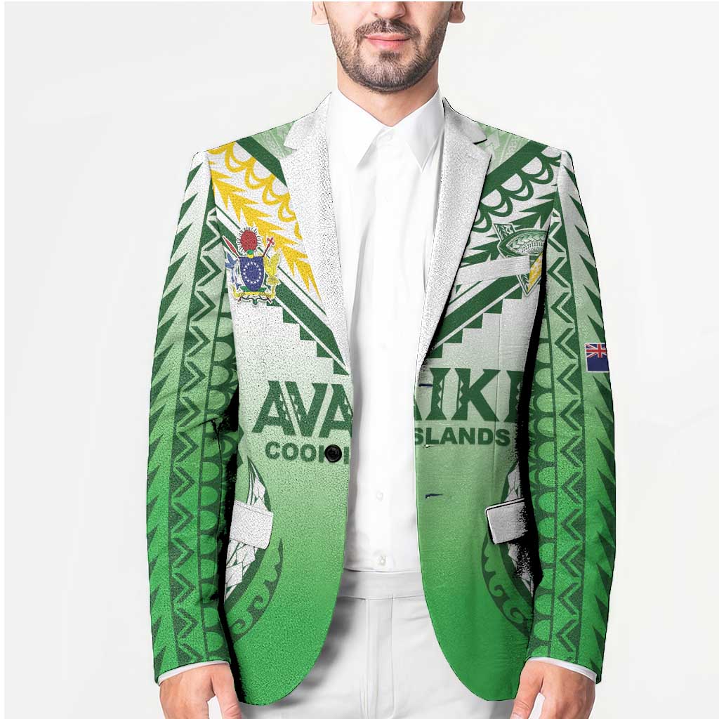 Custom Cook Islands Avaiki Rugby Blazer Go Champions - Polynesian Pride