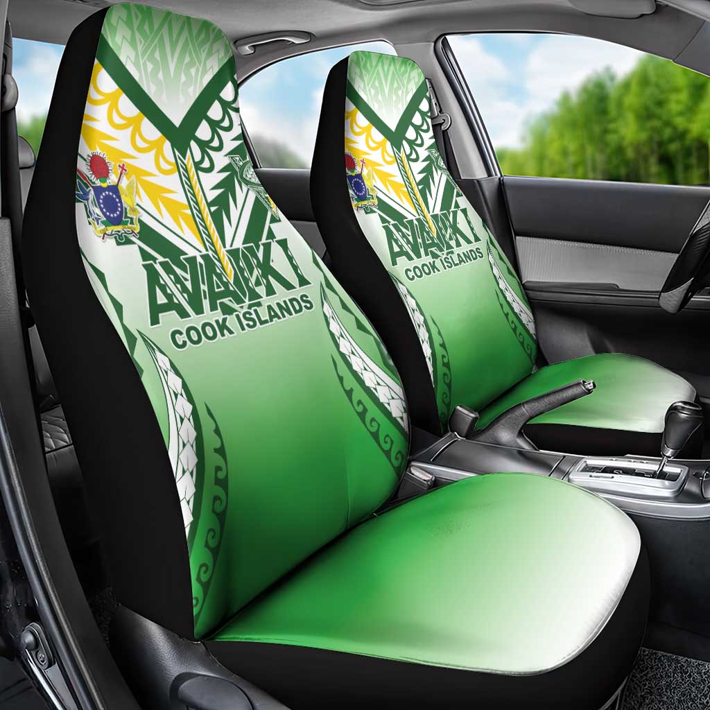 Cook Islands Avaiki Rugby Car Seat Cover Go Champions - Polynesian Pride