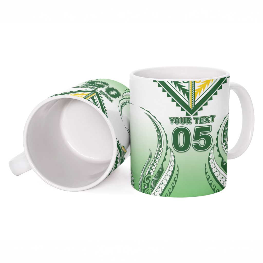 Custom Cook Islands Avaiki Rugby Ceramic Mug Go Champions - Polynesian Pride