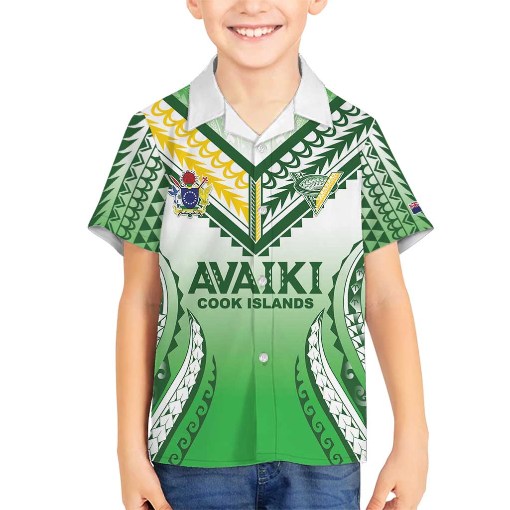Custom Cook Islands Avaiki Rugby Family Matching Off Shoulder Maxi Dress and Hawaiian Shirt Go Champions - Polynesian Pride