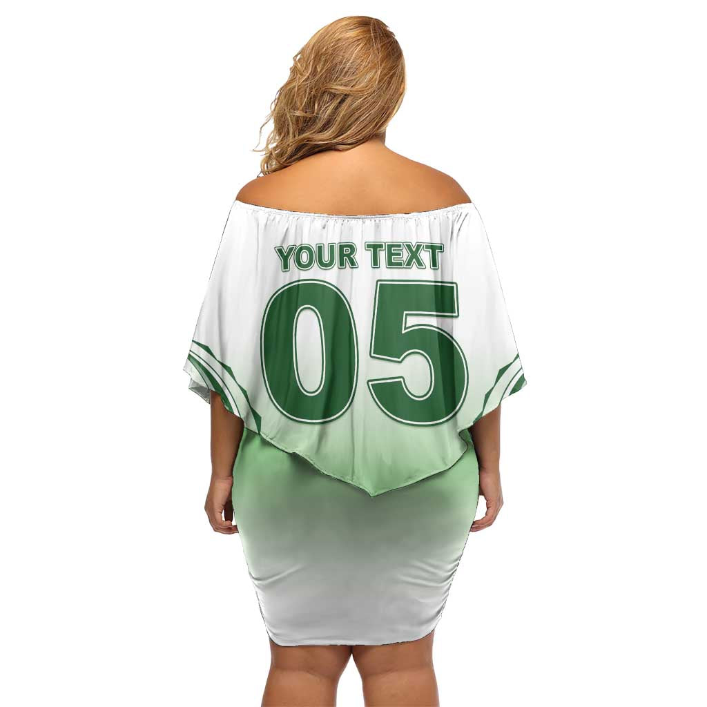 Custom Cook Islands Avaiki Rugby Family Matching Off Shoulder Short Dress and Hawaiian Shirt Go Champions - Polynesian Pride