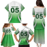 Custom Cook Islands Avaiki Rugby Family Matching Puletasi and Hawaiian Shirt Go Champions - Polynesian Pride