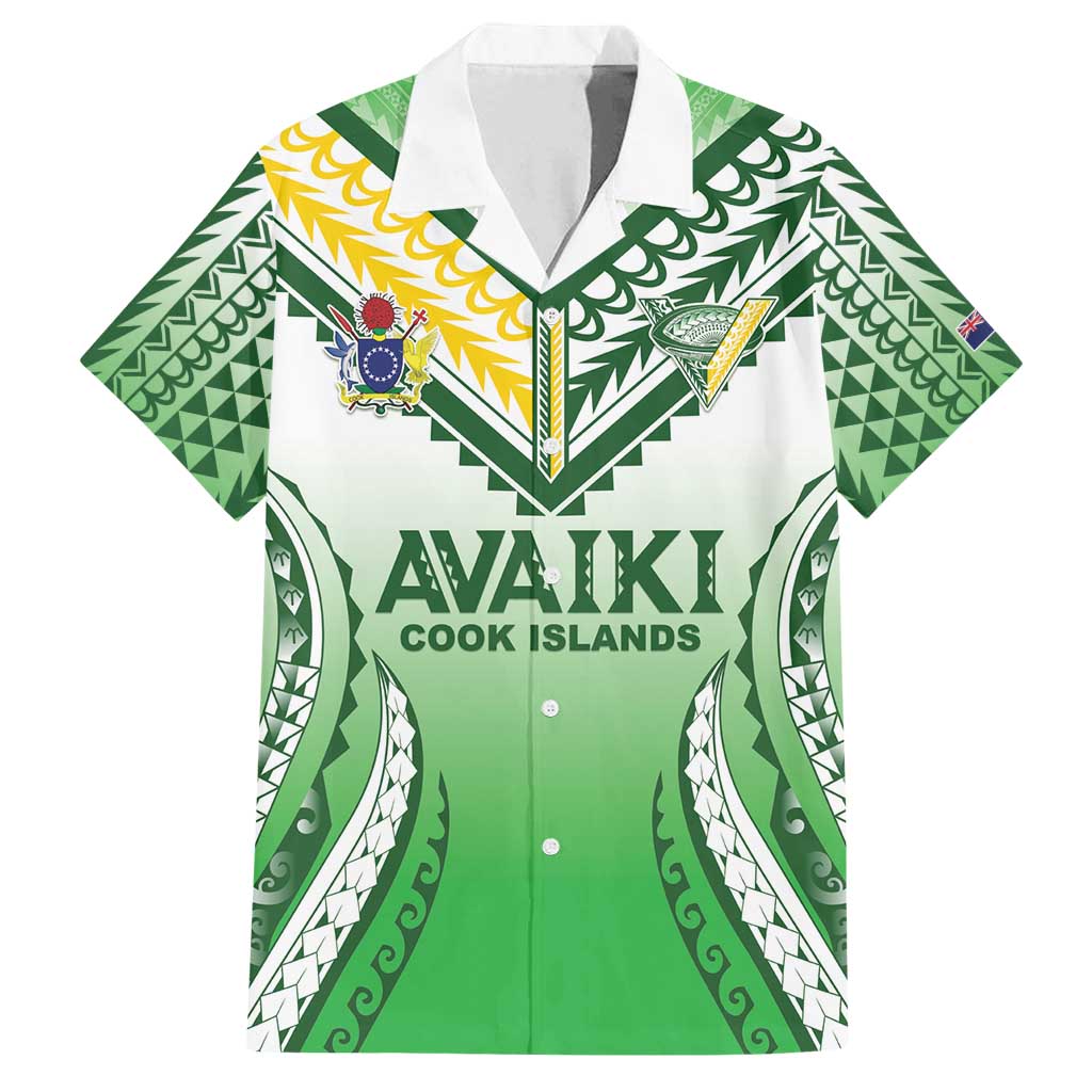 Custom Cook Islands Avaiki Rugby Family Matching Puletasi and Hawaiian Shirt Go Champions - Polynesian Pride