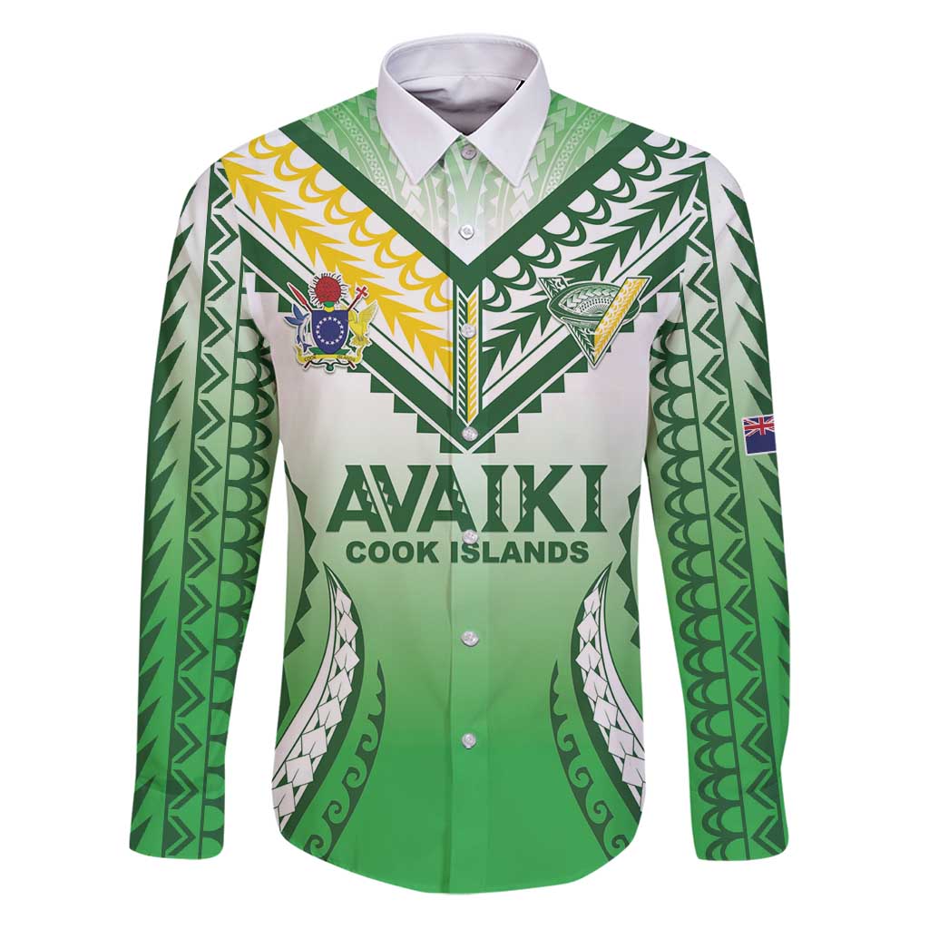 Custom Cook Islands Avaiki Rugby Family Matching Puletasi and Hawaiian Shirt Go Champions - Polynesian Pride