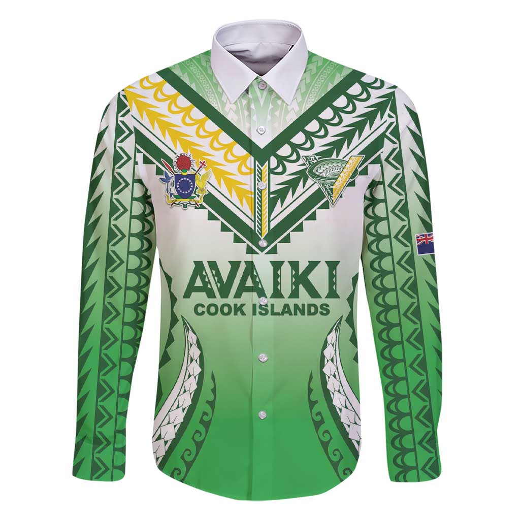 Custom Cook Islands Avaiki Rugby Family Matching Short Sleeve Bodycon Dress and Hawaiian Shirt Go Champions - Polynesian Pride