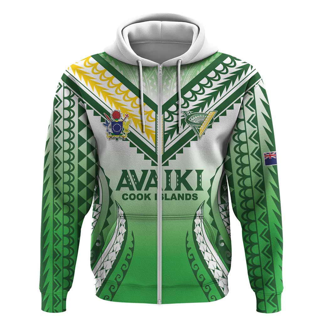 Custom Cook Islands Avaiki Rugby Hoodie Go Champions - Polynesian Pride