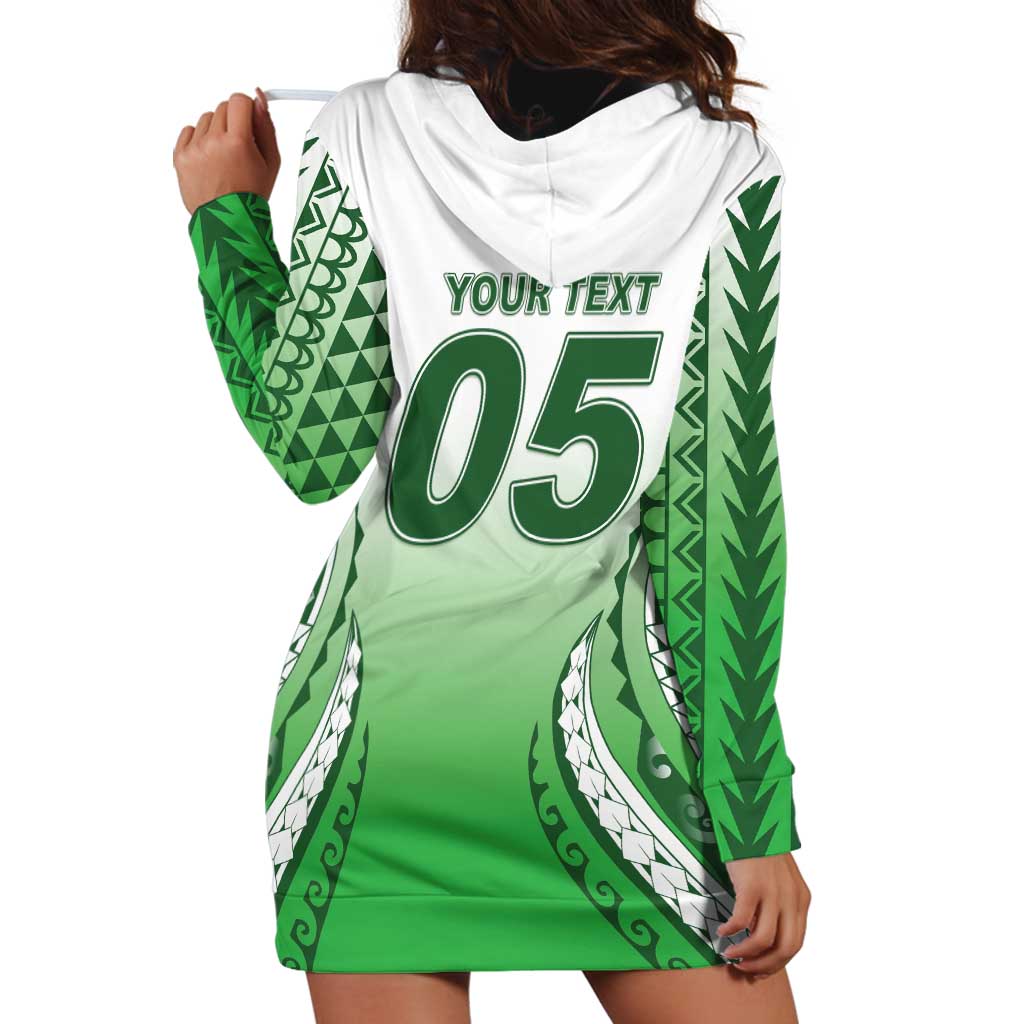 Custom Cook Islands Avaiki Rugby Hoodie Dress Go Champions - Polynesian Pride