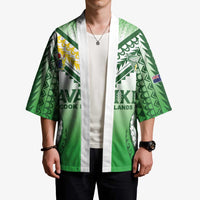 Custom Cook Islands Avaiki Rugby Kimono Go Champions - Polynesian Pride