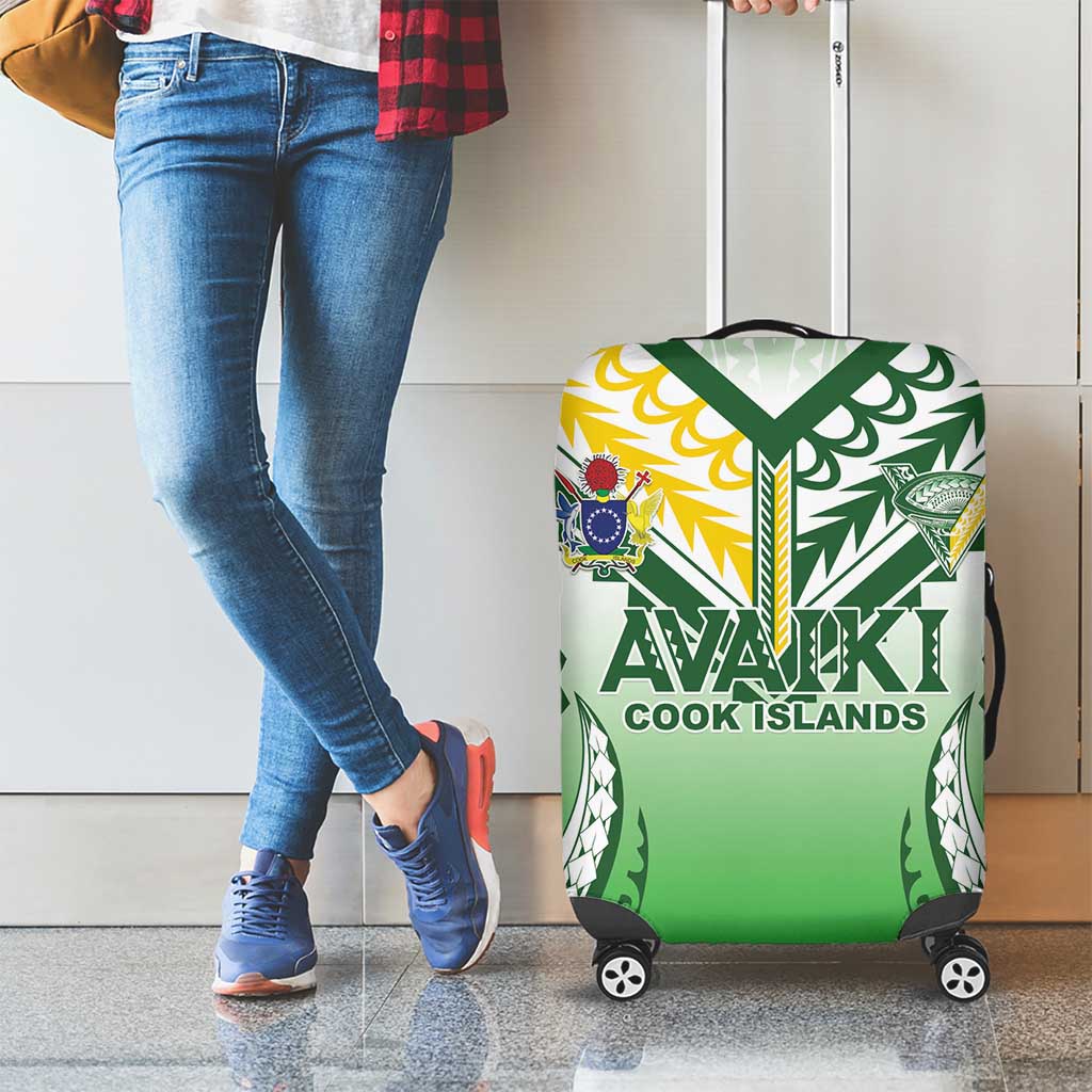 Cook Islands Avaiki Rugby Luggage Cover Go Champions - Polynesian Pride