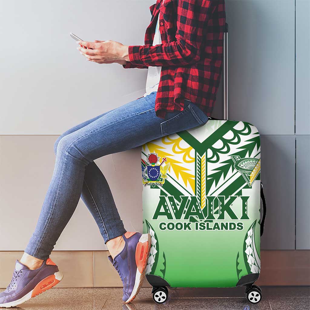 Cook Islands Avaiki Rugby Luggage Cover Go Champions - Polynesian Pride