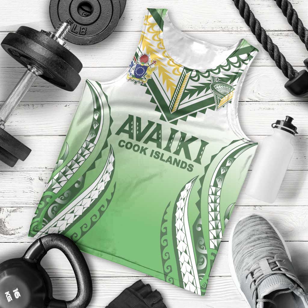 Custom Cook Islands Avaiki Rugby Men Tank Top Go Champions - Polynesian Pride