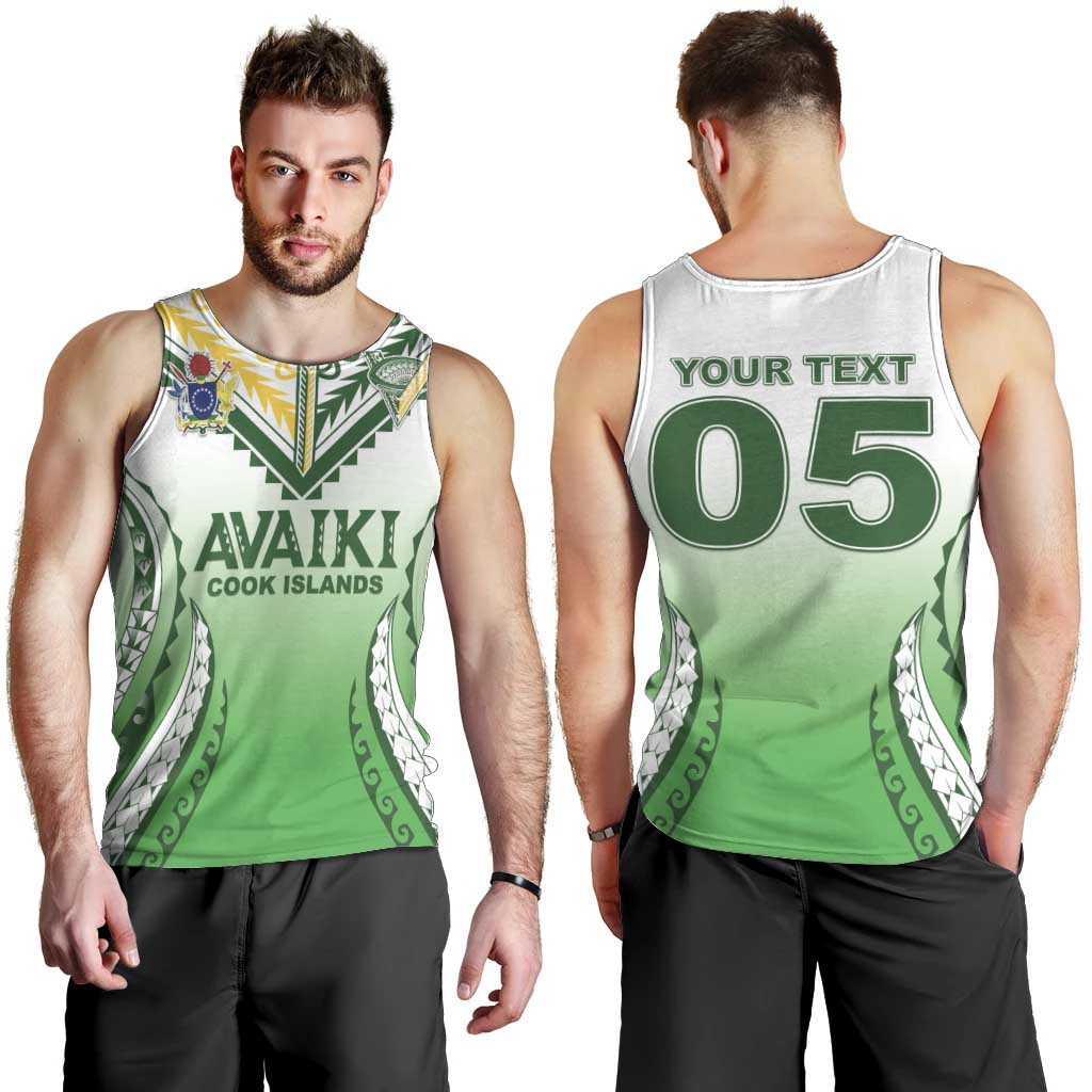 Custom Cook Islands Avaiki Rugby Men Tank Top Go Champions - Polynesian Pride