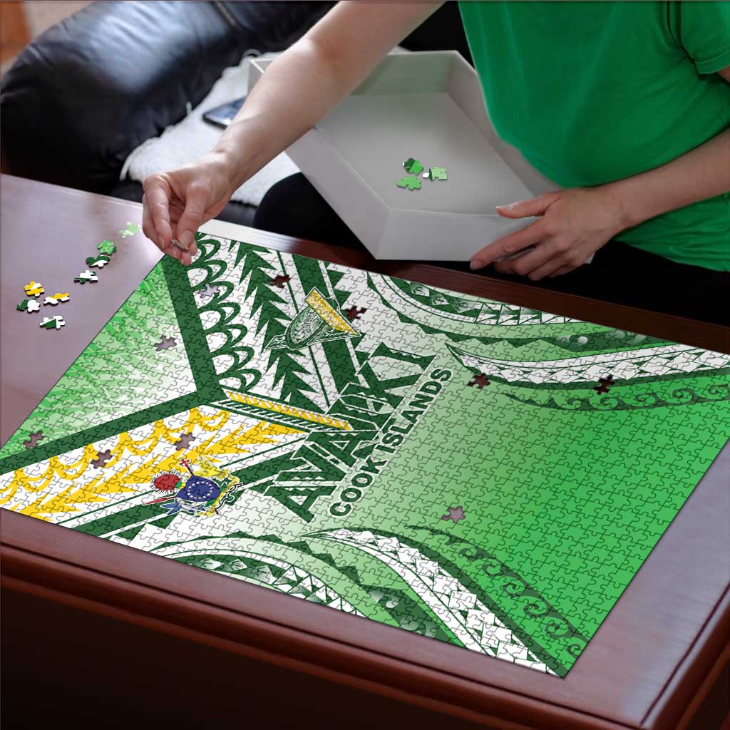 Cook Islands Avaiki Rugby Puzzle Go Champions - Polynesian Pride