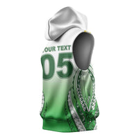 Custom Cook Islands Avaiki Rugby Sleeveless Hoodie Go Champions - Polynesian Pride