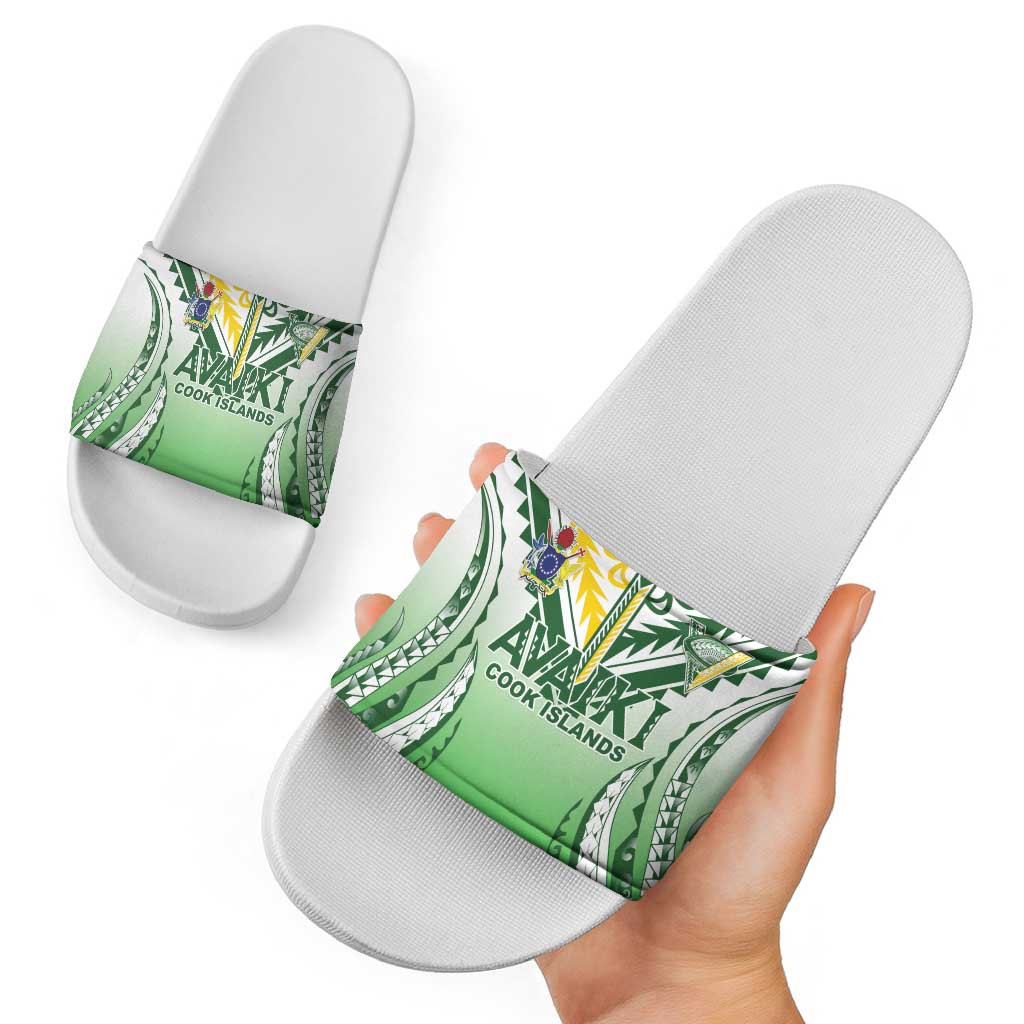 Cook Islands Avaiki Rugby Slide Sandals Go Champions - Polynesian Pride