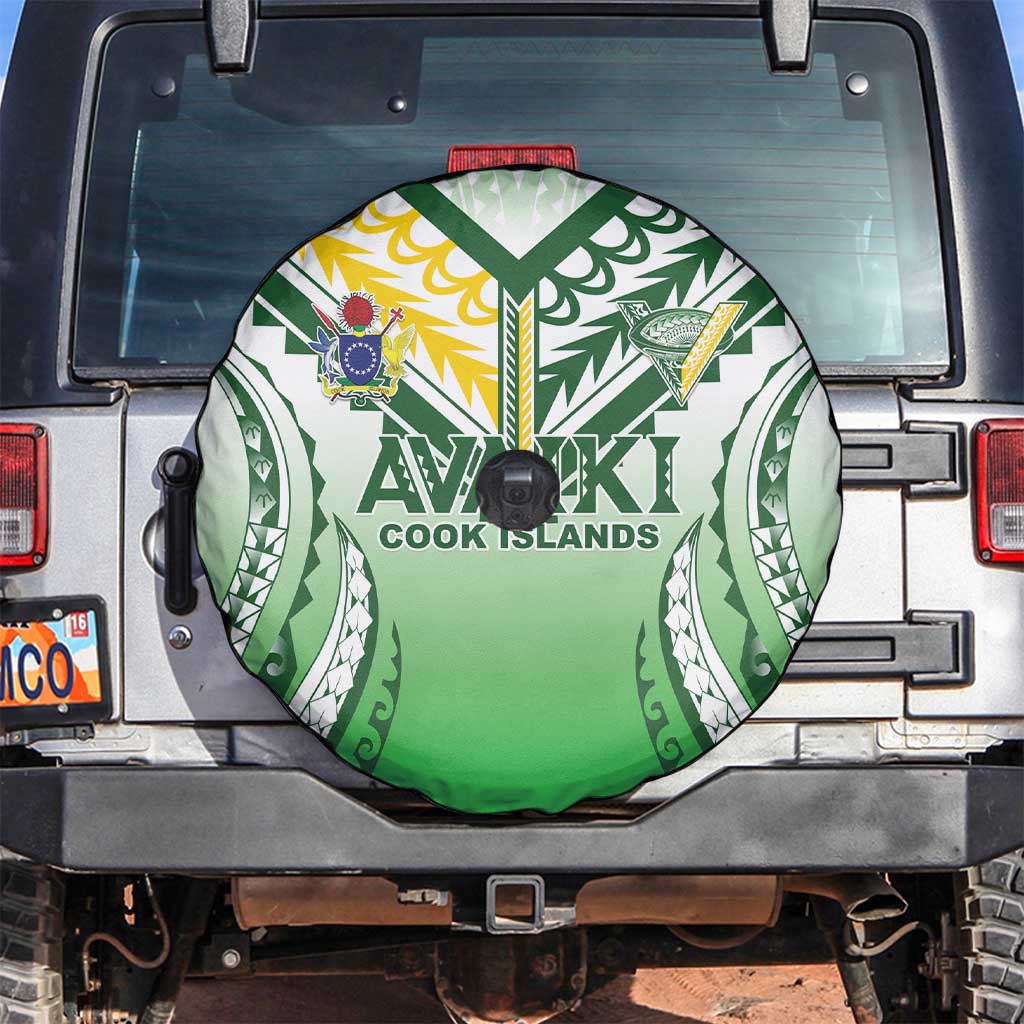 Cook Islands Avaiki Rugby Spare Tire Cover Go Champions - Polynesian Pride