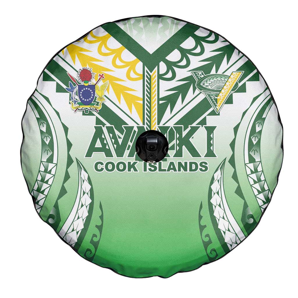 Cook Islands Avaiki Rugby Spare Tire Cover Go Champions - Polynesian Pride
