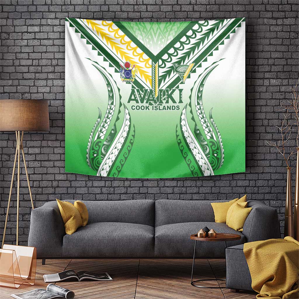 Cook Islands Avaiki Rugby Tapestry Go Champions - Polynesian Pride