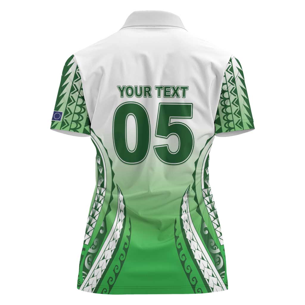 Custom Cook Islands Avaiki Rugby Women Polo Shirt Go Champions - Polynesian Pride