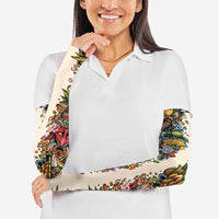 Hawaii And Japan Arm Sleeves Tiki With Oni Mask LT05 - Polynesian Pride