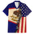 American Samoa Flag Day Family Matching Long Sleeve Bodycon Dress and Hawaiian Shirt Polynesian Tribal Pattern LT05 Dad's Shirt - Short Sleeve Blue - Polynesian Pride