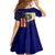 American Samoa Flag Day Family Matching Off Shoulder Short Dress and Hawaiian Shirt Polynesian Tribal Pattern LT05 - Polynesian Pride