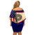 American Samoa Flag Day Family Matching Off Shoulder Short Dress and Hawaiian Shirt Polynesian Tribal Pattern LT05 - Polynesian Pride