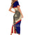 American Samoa Flag Day Family Matching Short Sleeve Bodycon Dress and Hawaiian Shirt Polynesian Tribal Pattern LT05 - Polynesian Pride