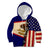 American Samoa Flag Day Kid Hoodie Polynesian Tribal Pattern LT05 Hoodie Blue - Polynesian Pride