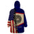 American Samoa Flag Day Wearable Blanket Hoodie Polynesian Tribal Pattern LT05 - Polynesian Pride