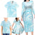 Polynesia Dolphins Under The Sea Family Matching Long Sleeve Bodycon Dress and Hawaiian Shirt Simple Style LT05 - Polynesian Pride