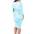 Polynesia Dolphins Under The Sea Family Matching Long Sleeve Bodycon Dress and Hawaiian Shirt Simple Style LT05 - Polynesian Pride