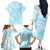 Polynesia Dolphins Under The Sea Family Matching Off Shoulder Long Sleeve Dress and Hawaiian Shirt Simple Style LT05 - Polynesian Pride