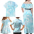 Polynesia Dolphins Under The Sea Family Matching Off Shoulder Maxi Dress and Hawaiian Shirt Simple Style LT05 - Polynesian Pride