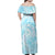 Polynesia Dolphins Under The Sea Family Matching Off Shoulder Maxi Dress and Hawaiian Shirt Simple Style LT05 - Polynesian Pride