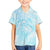 Polynesia Dolphins Under The Sea Family Matching Short Sleeve Bodycon Dress and Hawaiian Shirt Simple Style LT05 Son's Shirt Baby Blue - Polynesian Pride