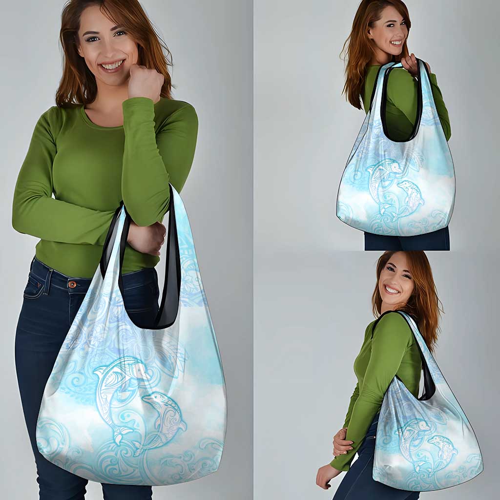 Polynesia Dolphins Under The Sea Grocery Bag Simple Style LT05 - Polynesian Pride