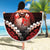 Tonga Happy Father's Day Beach Blanket Ofa Lahi Atu Dad Polynesian Tribal