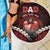 Tonga Happy Father's Day Beach Blanket Ofa Lahi Atu Dad Polynesian Tribal