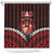 Tonga Happy Father's Day Shower Curtain Ofa Lahi Atu Dad Polynesian Tribal